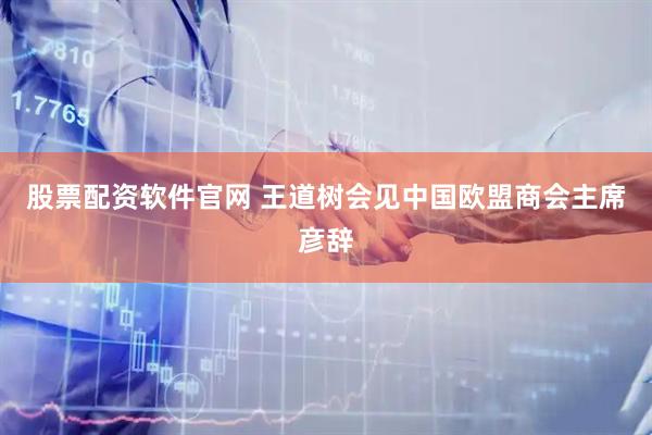 股票配资软件官网 王道树会见中国欧盟商会主席彦辞